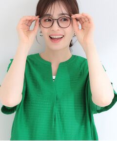SHOO・LA・RUE / シューラルー シャツ・ブラウス | 【体型カバー/洗濯機可】インせず着られる スキッパー裾リボンブラウス