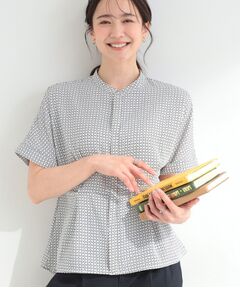 SHOO・LA・RUE / シューラルー シャツ・ブラウス | 【ひんやり/吸水速乾/UV/通勤】洗濯後しわになりにくい ウエストタック ペプラムブラウス