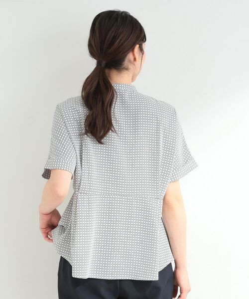 SHOO・LA・RUE / シューラルー シャツ・ブラウス | 【ひんやり/吸水速乾/UV/通勤】洗濯後しわになりにくい ウエストタック ペプラムブラウス | 詳細10