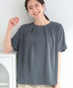 SHOO・LA・RUE / シューラルー シャツ・ブラウス | 【ひんやり/吸水速乾/UV/通勤】洗濯後しわになりにくい 上品配色ブラウス