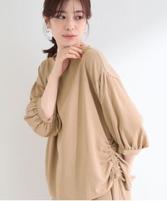 SHOO・LA・RUE / シューラルー シャツ・ブラウス | 【セットアップ可】麻調シャーリングブラウス