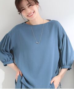 SHOO・LA・RUE / シューラルー シャツ・ブラウス | 【セットアップ可】麻調シャーリングブラウス