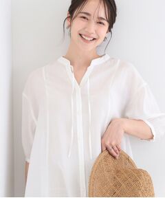SHOO・LA・RUE / シューラルー シャツ・ブラウス | 【洗濯機可】切替フレアブラウス