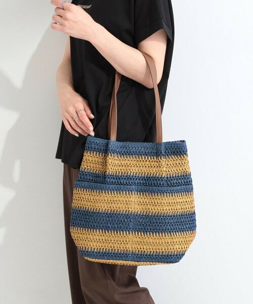 SHOO・LA・RUE / シューラルー トートバッグ | 雑材シートボーダートート | 詳細4
