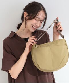 SHOO・LA・RUE / シューラルー ショルダーバッグ | 【撥水】7ポケットハーフムーンショルダーバッグ