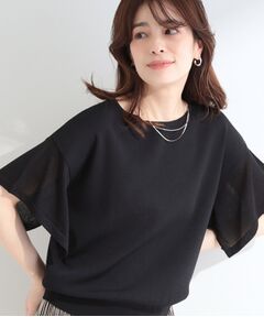 SHOO・LA・RUE / シューラルー ニット・セーター | おうちで洗えるバタフライシアー半袖ニット
