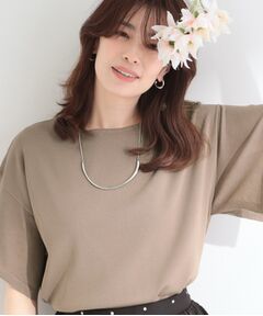 SHOO・LA・RUE / シューラルー ニット・セーター | おうちで洗えるバタフライシアー半袖ニット
