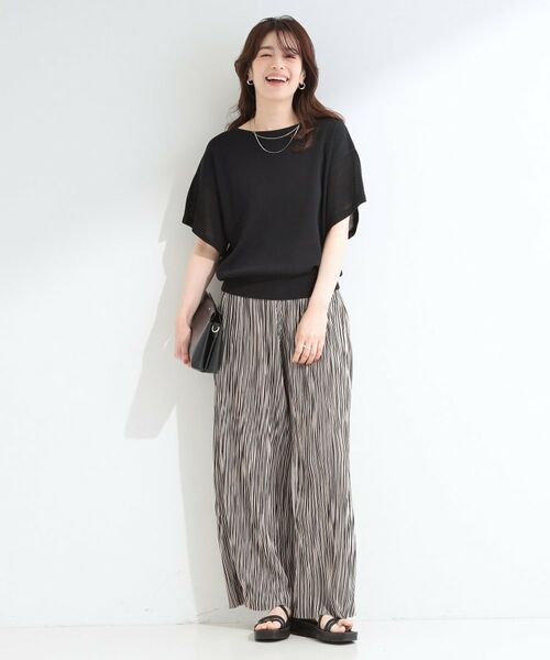 SHOO・LA・RUE / シューラルー ニット・セーター | おうちで洗えるバタフライシアー半袖ニット | 詳細7