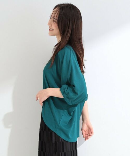 SHOO・LA・RUE / シューラルー カーディガン・ボレロ | 【ひんやり/UV/洗濯機可】体型カバーも叶う さらさら五分袖ボレロカーディガン | 詳細14