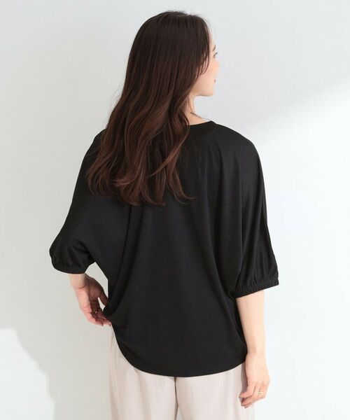 SHOO・LA・RUE / シューラルー カーディガン・ボレロ | 【ひんやり/UV/洗濯機可】体型カバーも叶う さらさら五分袖ボレロカーディガン | 詳細6