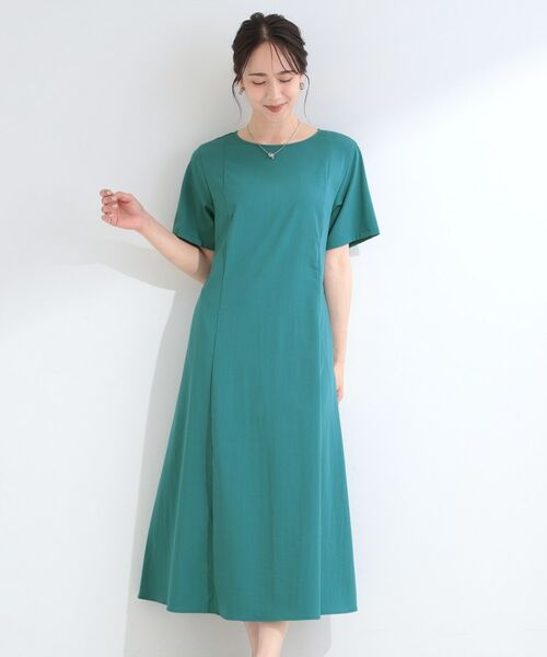 SHOO・LA・RUE / シューラルー ロング・マキシ丈ワンピース | 【S-LL/洗濯機可】軽凛(かろりん) 切り替えワンピース | 詳細13