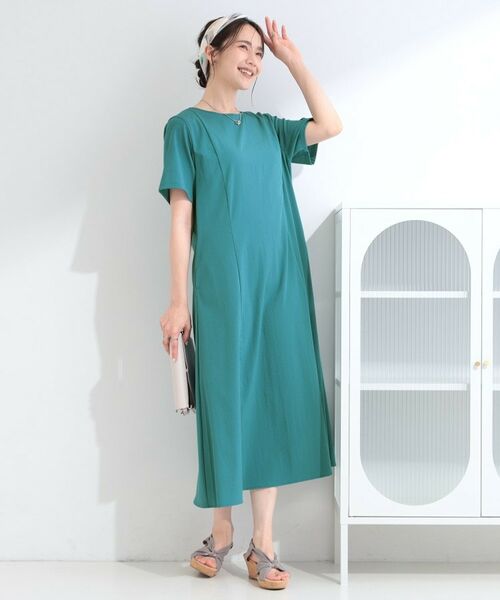 SHOO・LA・RUE / シューラルー ロング・マキシ丈ワンピース | 【S-LL/洗濯機可】軽凛(かろりん) 切り替えワンピース | 詳細15