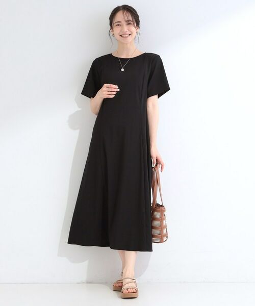 SHOO・LA・RUE / シューラルー ロング・マキシ丈ワンピース | 【S-LL/洗濯機可】軽凛(かろりん) 切り替えワンピース | 詳細3