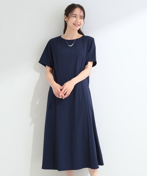SHOO・LA・RUE / シューラルー ロング・マキシ丈ワンピース | 【S-LL/洗濯機可】軽凛(かろりん) 切り替えワンピース | 詳細9