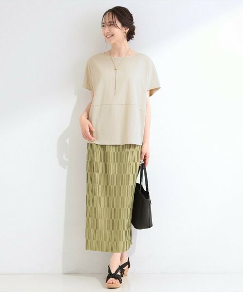 SHOO・LA・RUE / シューラルー カットソー | 【S-LL/洗濯機可】軽凛(かろりん) 切り替えコクーントップス | 詳細18