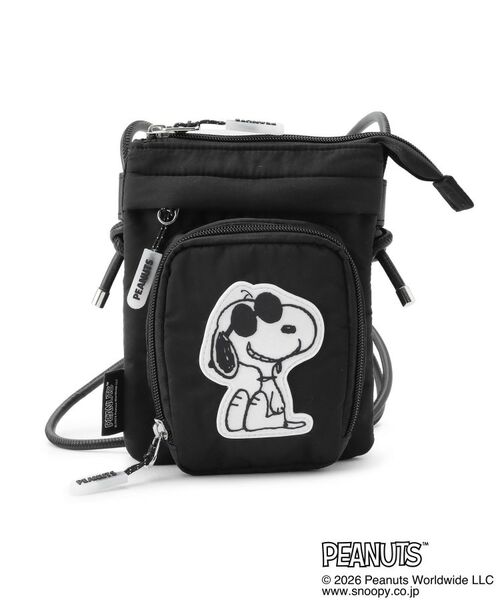 SHOO・LA・RUE / シューラルー ショルダーバッグ | 【PEANUTS】ミニショルダー（ブラック(019)）