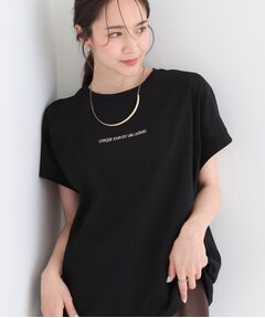 SHOO・LA・RUE / シューラルー カットソー | 【汗じみ防止/ひんやり/S-LL】インせず着られる 刺繍ロゴTシャツ