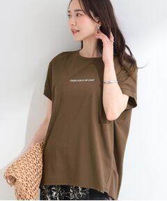 SHOO・LA・RUE / シューラルー カットソー | 【汗じみ防止/ひんやり/S-LL】インせず着られる 刺繍ロゴTシャツ