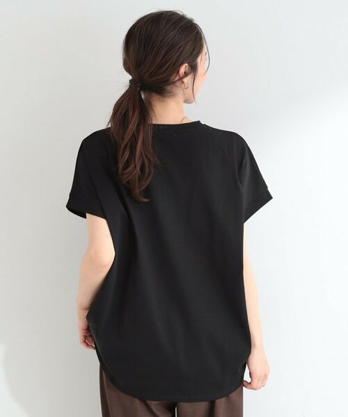 SHOO・LA・RUE / シューラルー カットソー | 【汗じみ防止/ひんやり/S-LL】インせず着られる 刺繍ロゴTシャツ | 詳細18