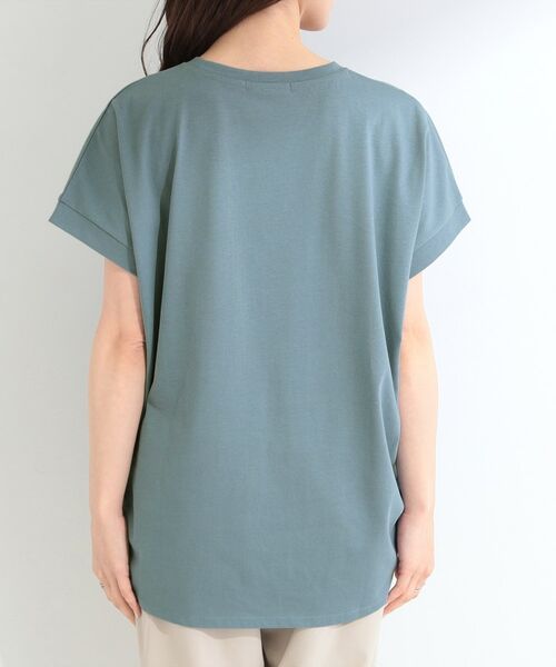 SHOO・LA・RUE / シューラルー カットソー | 【汗じみ防止/ひんやり/S-LL】インせず着られる 刺繍ロゴTシャツ | 詳細27