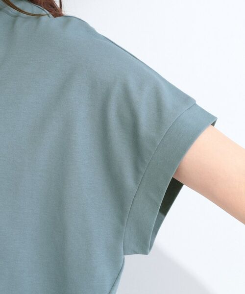 SHOO・LA・RUE / シューラルー カットソー | 【汗じみ防止/ひんやり/S-LL】インせず着られる 刺繍ロゴTシャツ | 詳細29