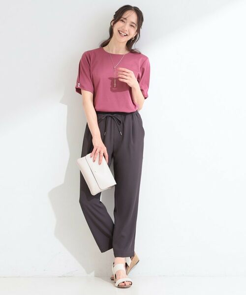 SHOO・LA・RUE / シューラルー カットソー | アクセサリー付き カットジョーゼットプルオーバー | 詳細15