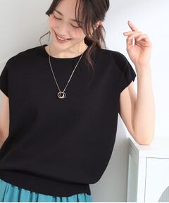 SHOO・LA・RUE / シューラルー ニット・セーター | 総針フレンチスリーブニット