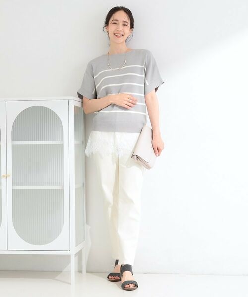SHOO・LA・RUE / シューラルー キャミソール・チューブトップ | 【前後2WAY/洗濯機可/S-LL】レイヤードの幅が広がる!裾レースタンクトップ | 詳細6