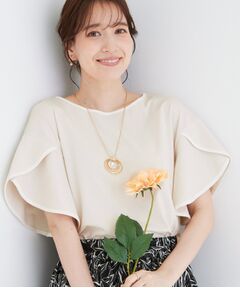 SHOO・LA・RUE / シューラルー カットソー | 【SHOO ICE】ひんやり 配色パイピング フレアスリーブ
