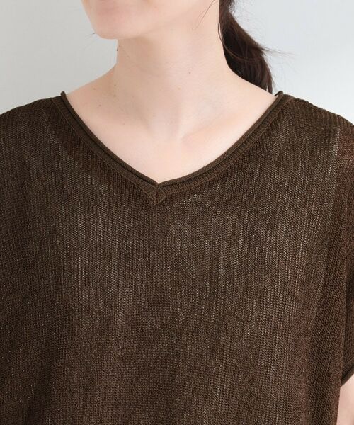 SHOO・LA・RUE / シューラルー その他トップス | 【2点SET/洗濯機可/S-LL】体型カバーも叶う ラメ畦ニット＆タンクSET | 詳細25