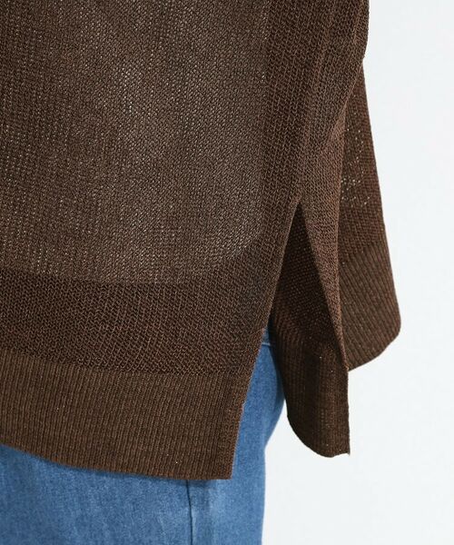SHOO・LA・RUE / シューラルー その他トップス | 【2点SET/洗濯機可/S-LL】体型カバーも叶う ラメ畦ニット＆タンクSET | 詳細27