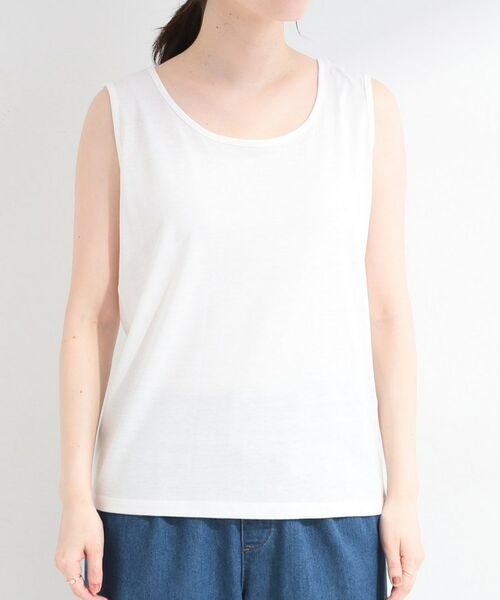 SHOO・LA・RUE / シューラルー その他トップス | 【2点SET/洗濯機可/S-LL】体型カバーも叶う ラメ畦ニット＆タンクSET | 詳細30