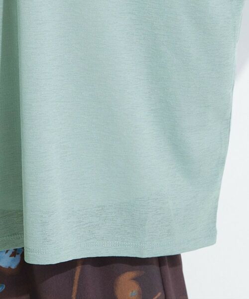 SHOO・LA・RUE / シューラルー カットソー | 【S-LL/体型カバー】ゆるっとこなれる 大人のシアースラブTシャツ | 詳細23