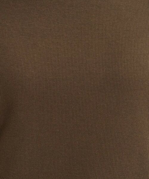 SHOO・LA・RUE / シューラルー カットソー | 【S-LL/洗濯機可】二の腕隠れる 配色レイヤード風 5分袖Tシャツ | 詳細12