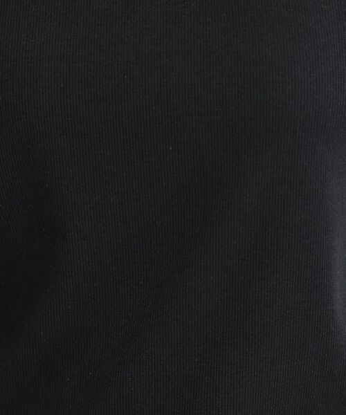 SHOO・LA・RUE / シューラルー カットソー | 【S-LL/洗濯機可】二の腕隠れる 配色レイヤード風 5分袖Tシャツ | 詳細8
