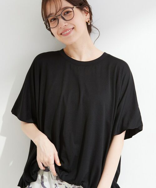 SHOO・LA・RUE / シューラルー カットソー | 【ひんやり】バルーンデザインTシャツ（ブラック(019)）
