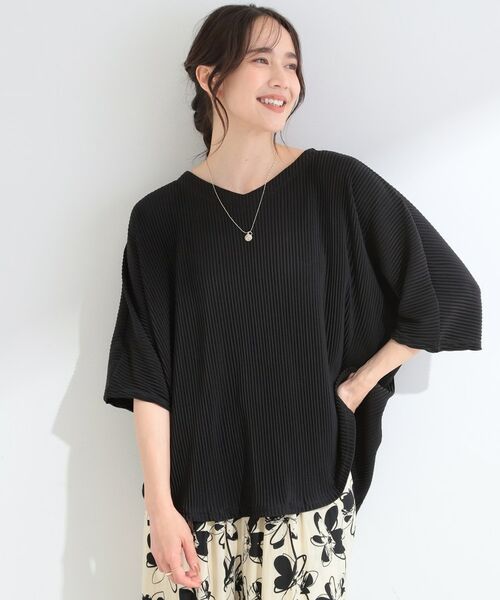 SHOO・LA・RUE / シューラルー セットアップ | すっきり見え ドルマンプリーツセットアップ | 詳細1