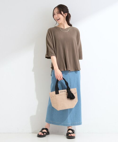 SHOO・LA・RUE / シューラルー セットアップ | すっきり見え ドルマンプリーツセットアップ | 詳細10