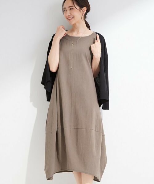 SHOO・LA・RUE / シューラルー ロング・マキシ丈ワンピース | 【大人気商品がリバイバル登場】コクーンロングワンピース（モカブラウン(042)）