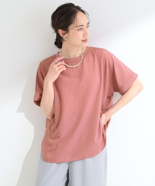 SHOO・LA・RUE / シューラルー シャツ・ブラウス | 【ひんやり/着丈選べる】洗濯後しわになりにくい ドルマンブラウス | 詳細17