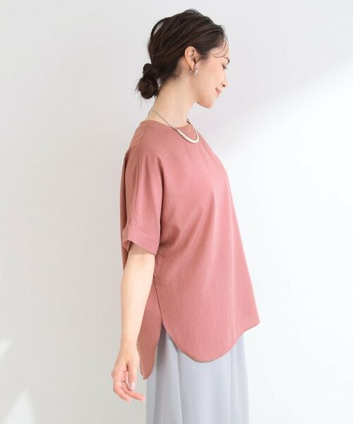 SHOO・LA・RUE / シューラルー シャツ・ブラウス | 【ひんやり/着丈選べる】洗濯後しわになりにくい ドルマンブラウス | 詳細18
