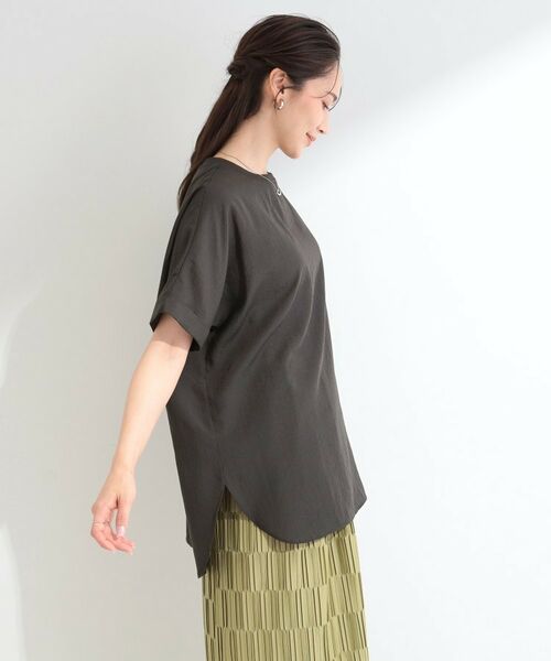SHOO・LA・RUE / シューラルー シャツ・ブラウス | 【ひんやり/着丈選べる】洗濯後しわになりにくい ドルマンブラウス | 詳細22