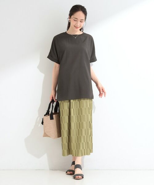 SHOO・LA・RUE / シューラルー シャツ・ブラウス | 【ひんやり/着丈選べる】洗濯後しわになりにくい ドルマンブラウス | 詳細23