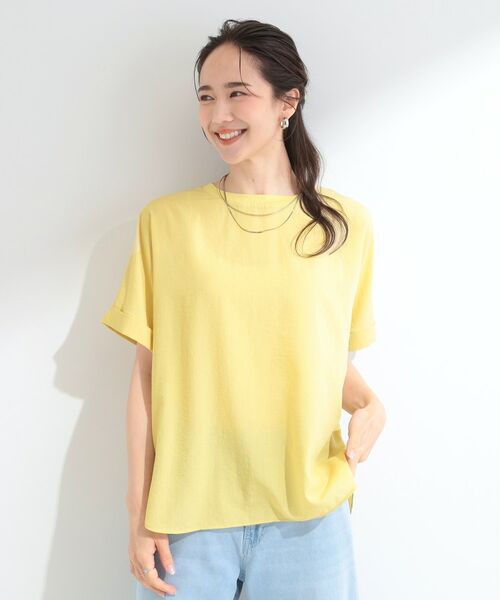 SHOO・LA・RUE / シューラルー シャツ・ブラウス | 【ひんやり/着丈選べる】洗濯後しわになりにくい ドルマンブラウス | 詳細9