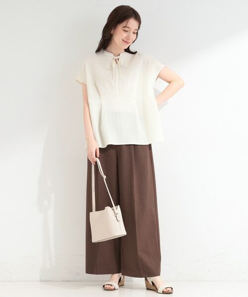 SHOO・LA・RUE / シューラルー シャツ・ブラウス | 2wayタックシャツ | 詳細6
