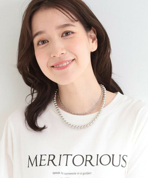 SHOO・LA・RUE / シューラルー ネックレス・ペンダント・チョーカー | ボールチェーンスライドネックレス | 詳細9