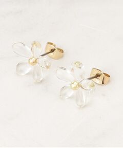 SHOO・LA・RUE / シューラルー ピアス・イヤリング | クリアフラワーピアス