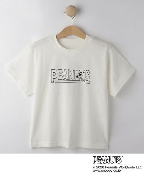 SHOO・LA・RUE / シューラルー Tシャツ | 【PEANUTS/ひんやり/親子リンク】プリントTシャツ(ホワイト(301))
