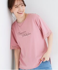 SHOO・LA・RUE / シューラルー カットソー | 【SHOO ICE】ひんやり 袖レースTシャツ