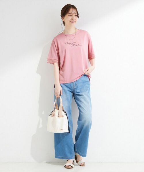 SHOO・LA・RUE / シューラルー カットソー | 【SHOO ICE】ひんやり 袖レースTシャツ | 詳細23